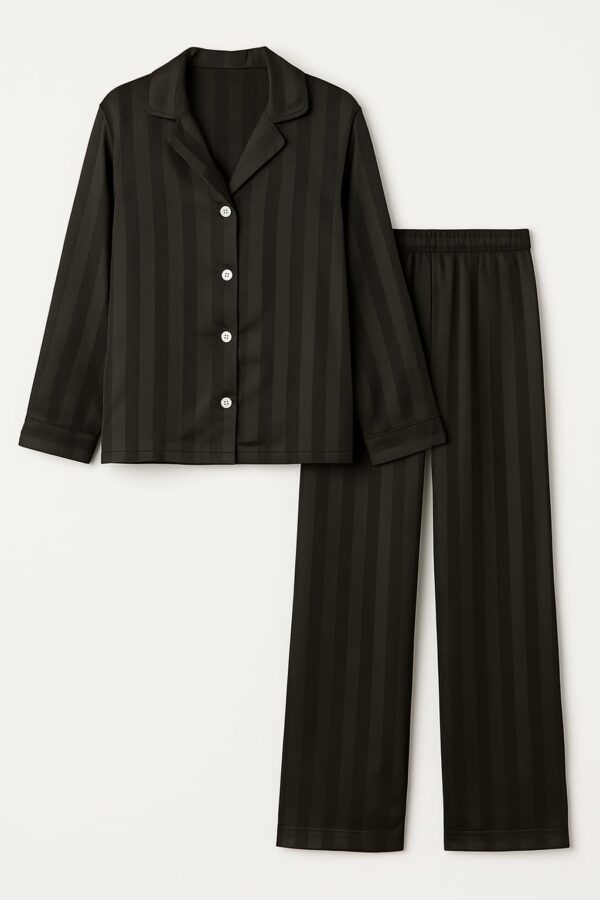 Gestreepte Pyjama Zwart/Wit