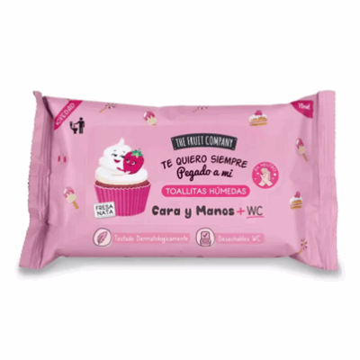 Strawberry and Creme Scented Wipes